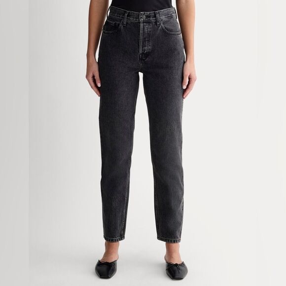 Everlane The 90s Cheeky Jeans in Washed Black Size 24 Regular NWT - Picture 1 of 11